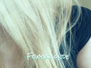 Foxyxblonde